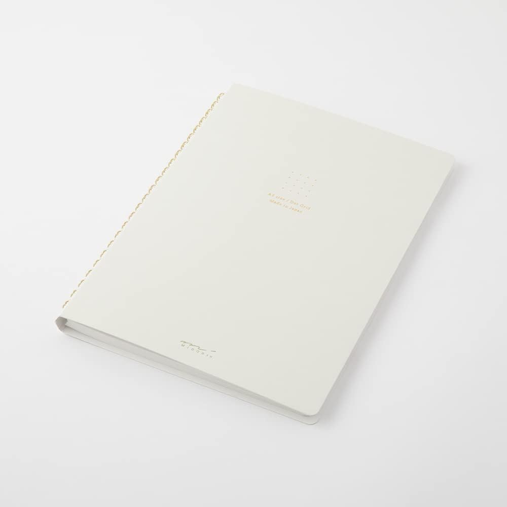 Midori Notebook Pontilhado Argolado A5 Bullet Journal