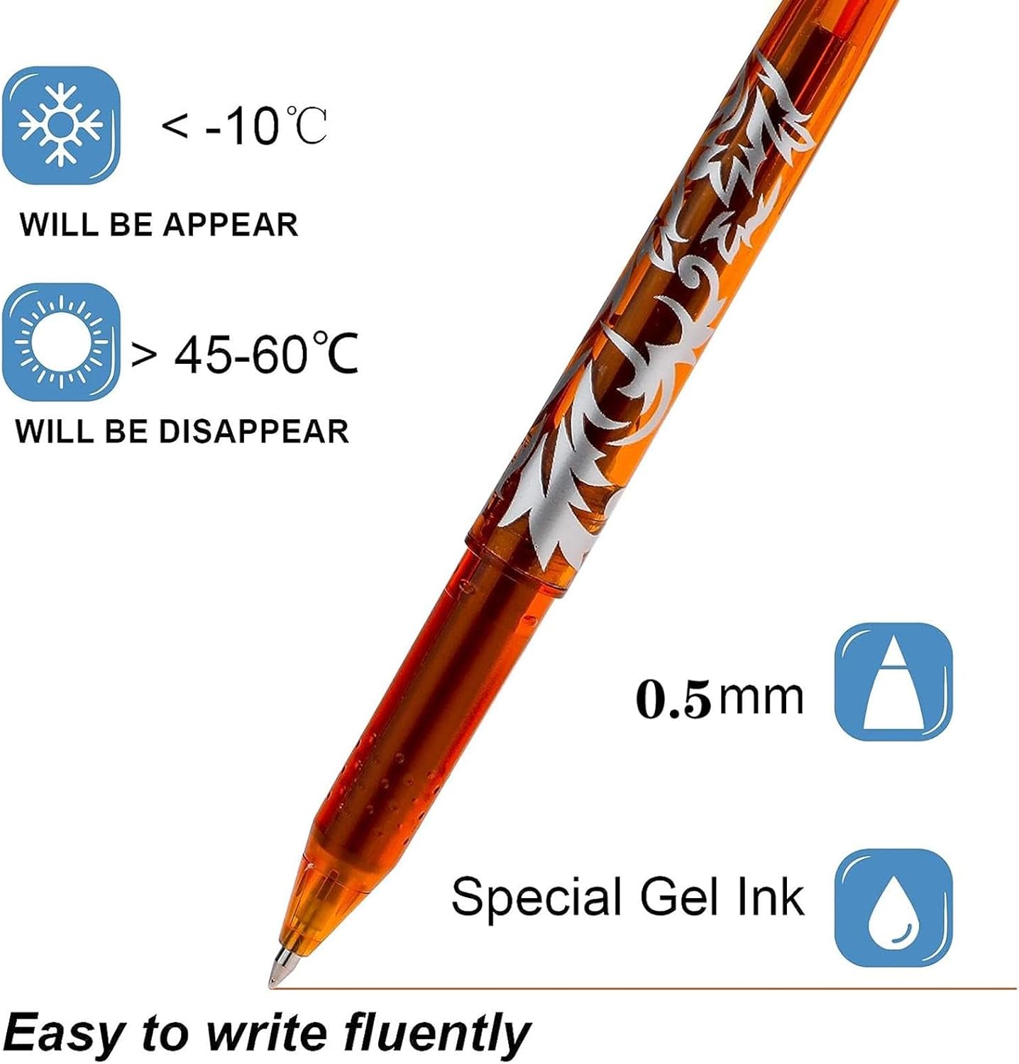 Caneta Gel Esferográfica Pilot FriXion 0.5mm Apagável