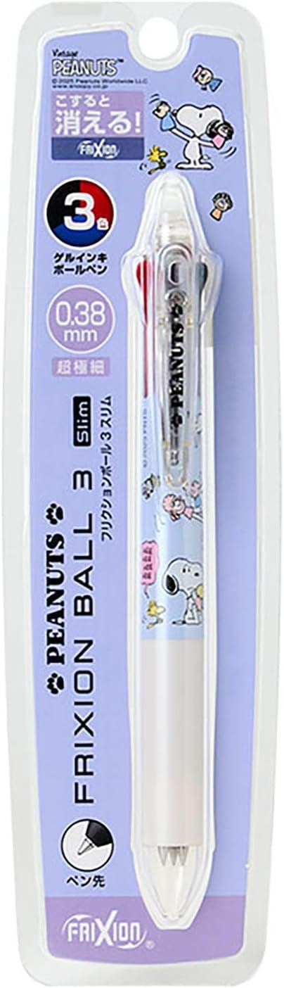 Caneta Frixion Ball 3 Slim 0,38 mm 3 Cores - Personagens Sanrio