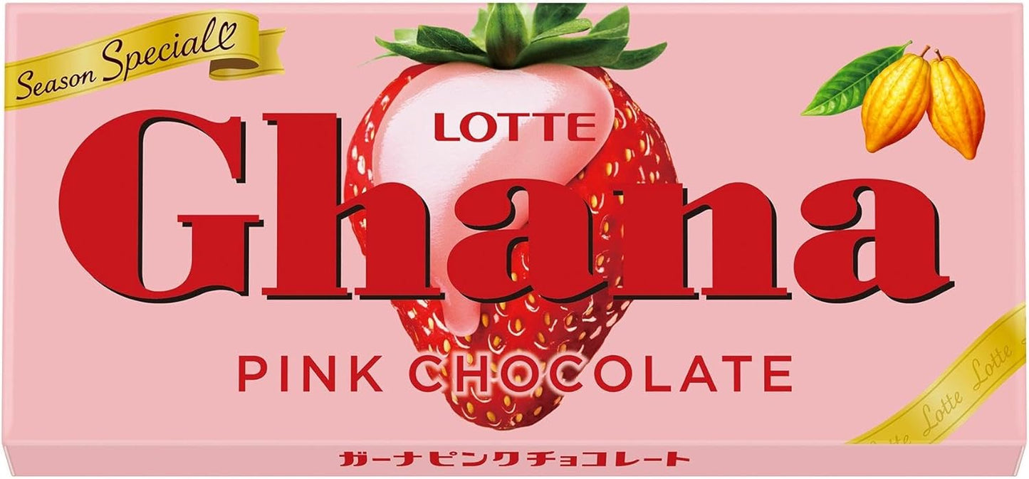 Lotte Ghana Pink Chocolate 45g