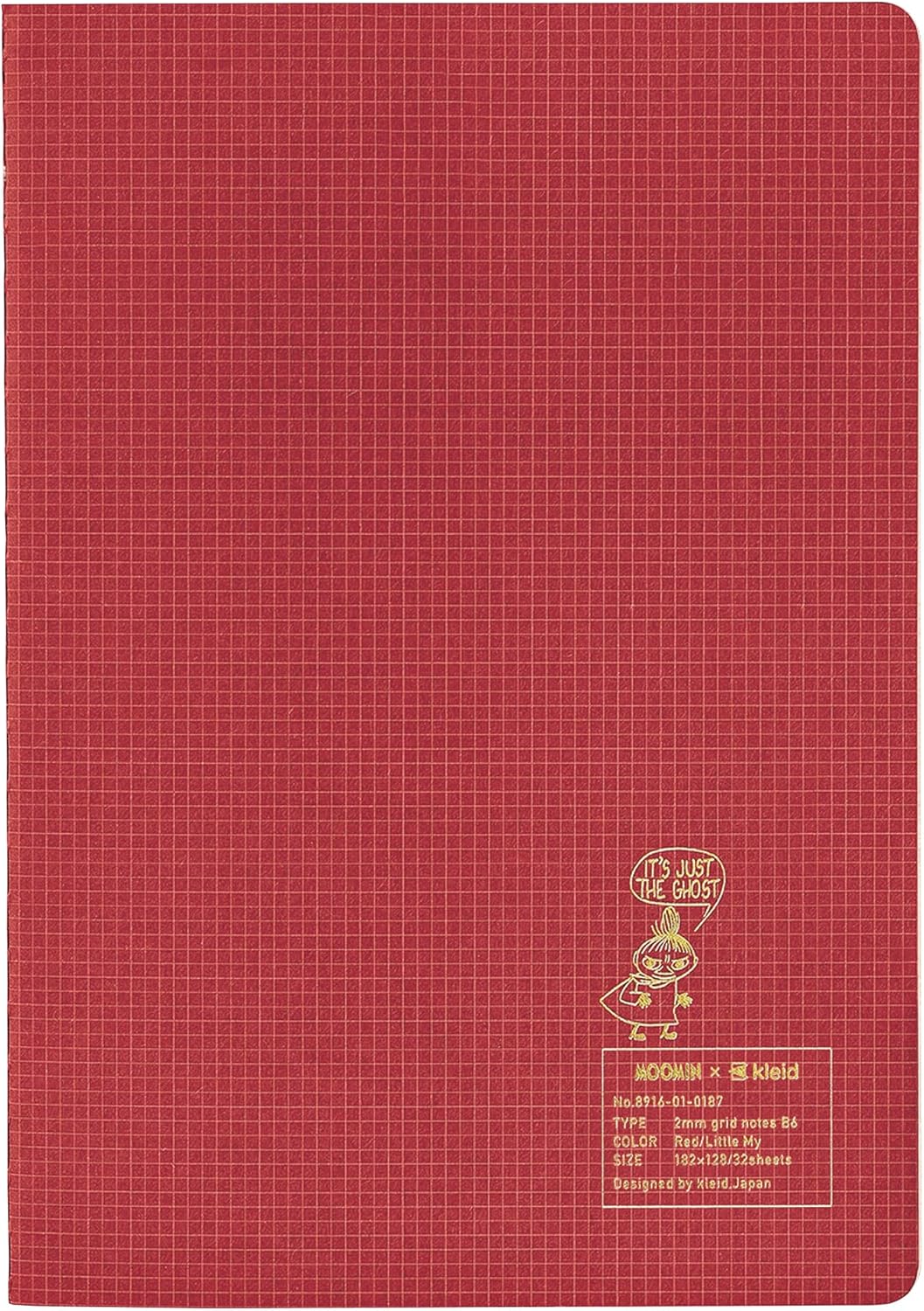 Notebook Colaboração MOOMIN x kleid Folhas Quadriculadas (2 mm) Grid