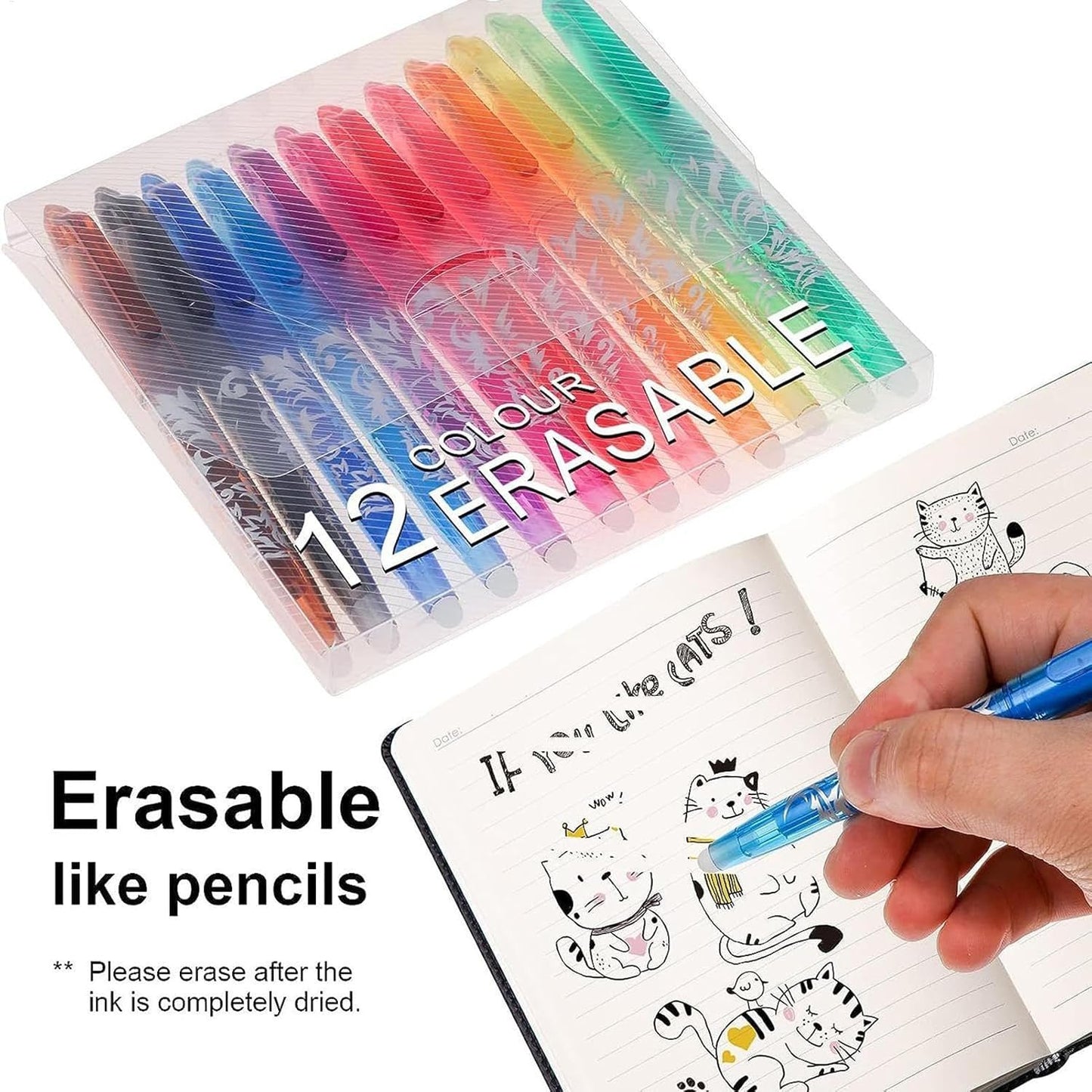 Caneta Gel Esferográfica Pilot FriXion 0.5mm Apagável